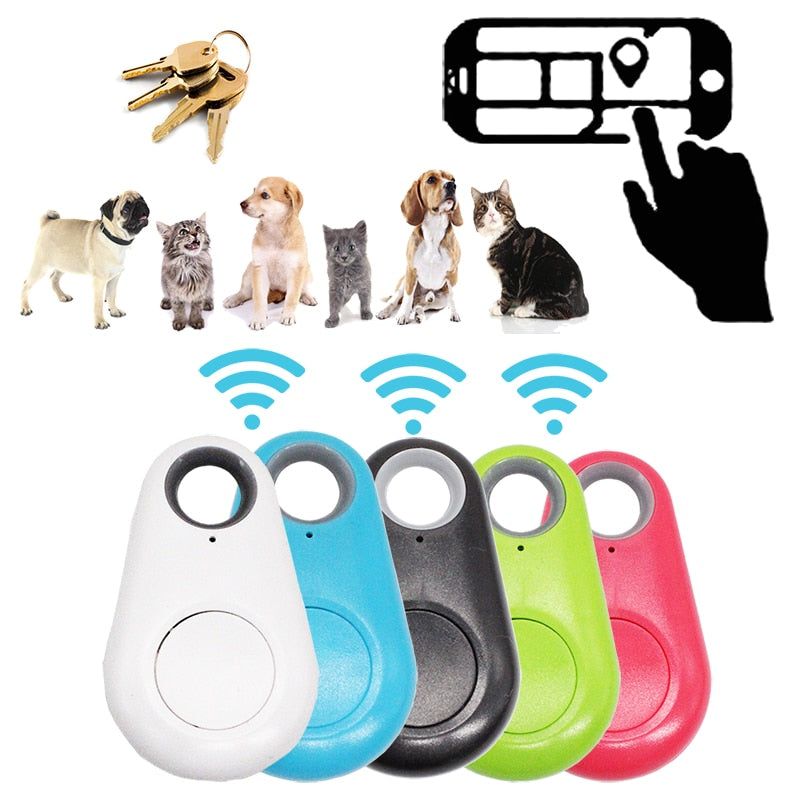 Anti-lost mini tracker bluetooth locator available in 5 colours, pets